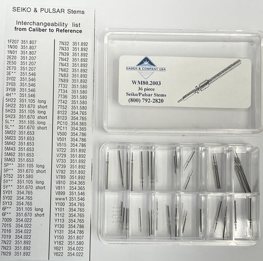 Seiko/Pulsar Stem Assortment (36 pc) - Default Title