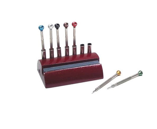 Screwdriver Set (7 pc) w/ Sharpening Stand - Default Title