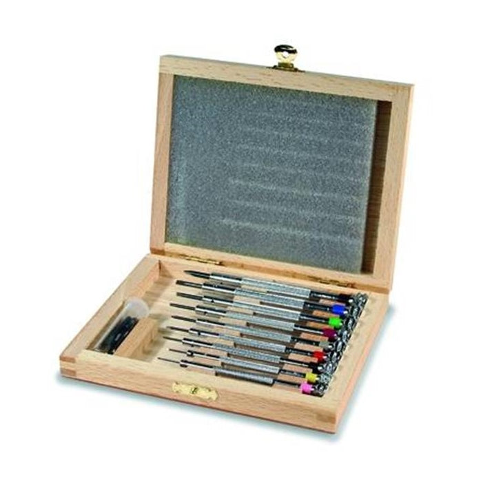 Screwdriver Set (9 pc) Economy Wood Box - Default Title
