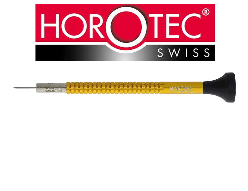 0.80 mm Horotec Aluminum Screwdriver (Yellow) - Default Title