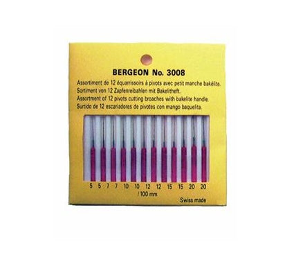 Bergeon Cutting Broach Set (12 pc) WT950.528 - Default Title