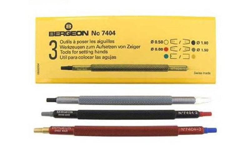 Bergeon Hand Setting Tool Set (3 pc) WT950.650 - Default Title