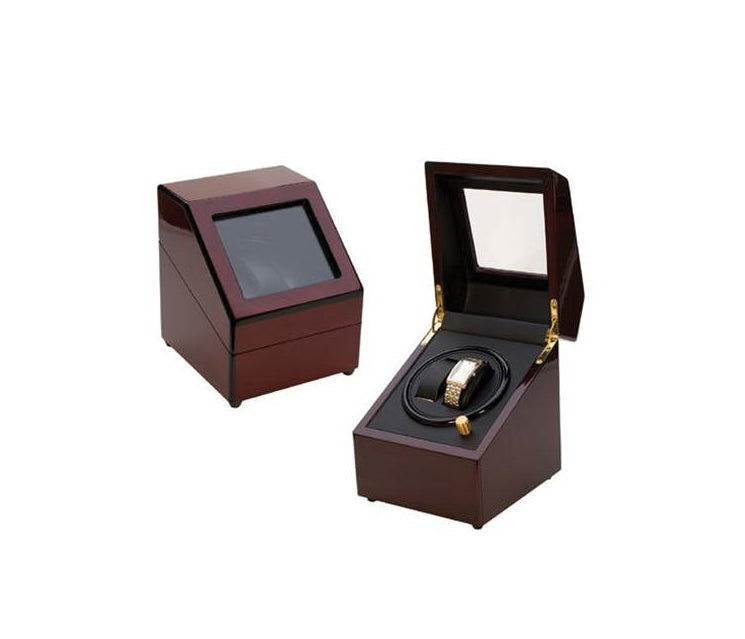 Double Watch Winder Cherry Wood - Default Title