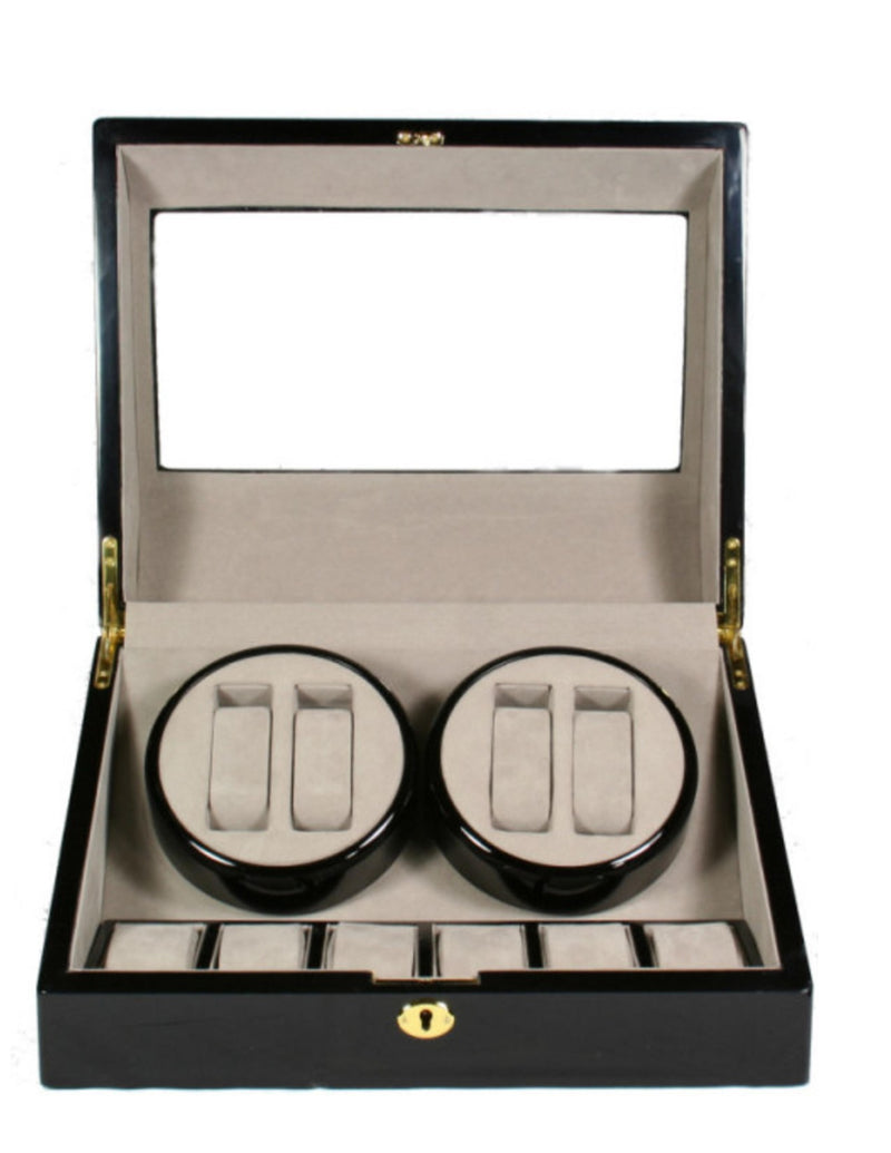 Quad Watch Winder Cherry Wood - Default Title