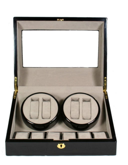Quad Watch Winder Cherry Wood - Default Title
