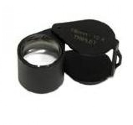 Black 10X Diamond Loupe Single Lens 290.0666